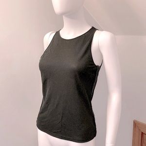 Vintage D&G Dolce & Gabbana Black Mesh Sheer 90s y2k Top IT42